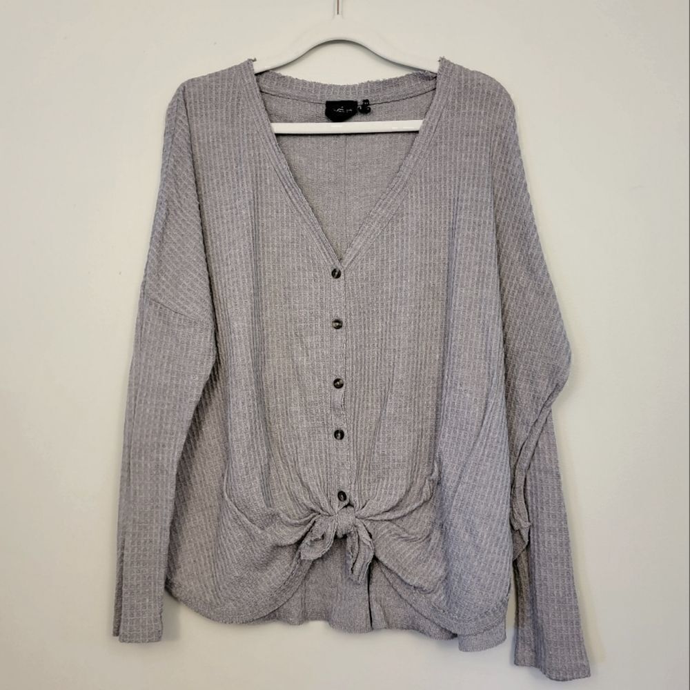 UO Waffle Thermal Top  - Picture 2 of 5